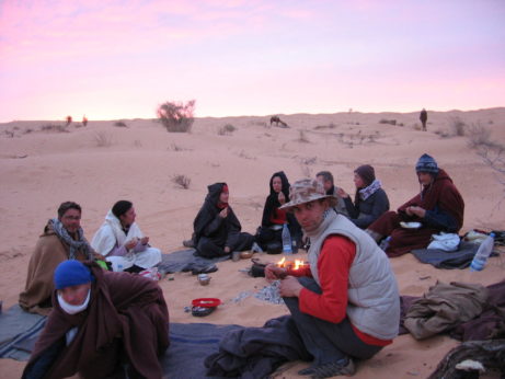 kruh poutníků - vision quest na Sahaře 2012