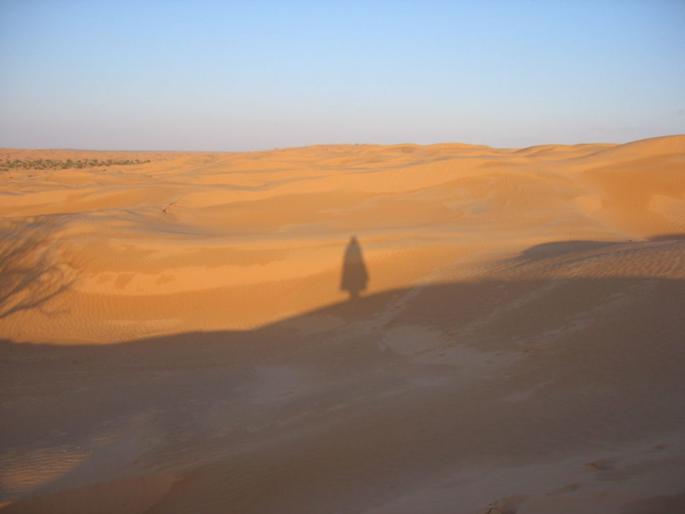 stín poutníka na sahaře - vision quest na Sahaře 2012